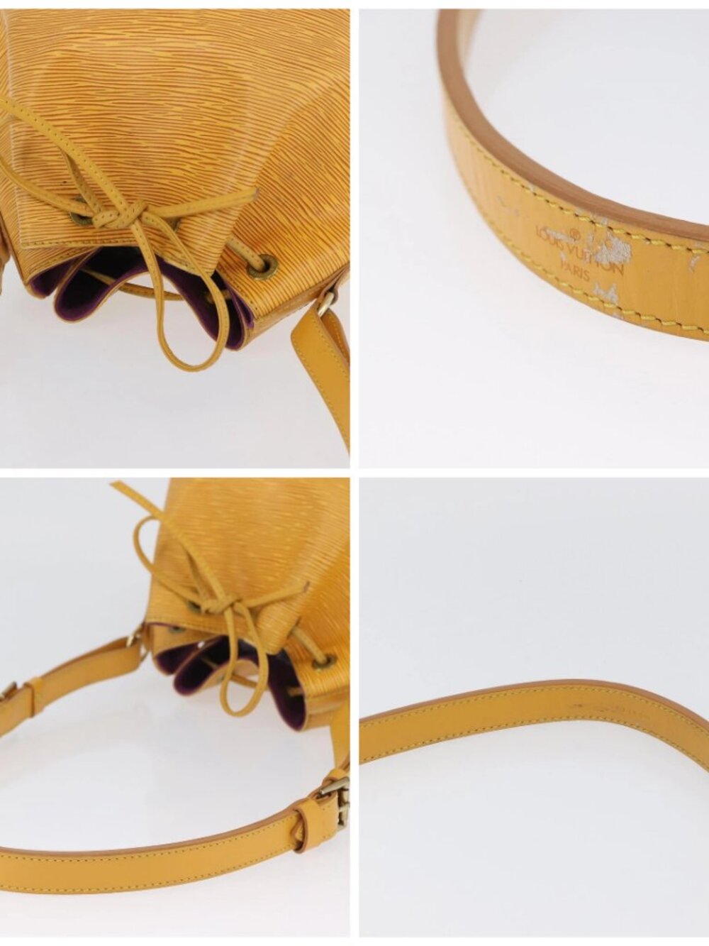 LOUIS VUITTON Epi Petit Noe Shoulder Bag Yellow M44109 LV Auth ka2883 - Picture 16 of 16